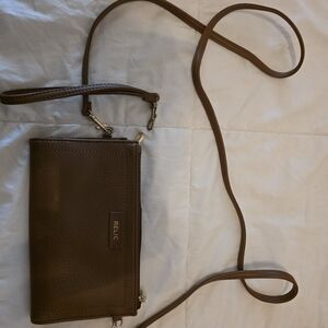 Relic Brown Crossbody Wallet
